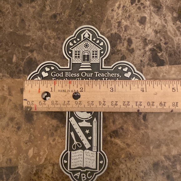 Teachers Message Wall Cross - NWOT - Picture 5 of 6